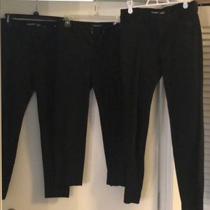 3 old navy black pixie pants